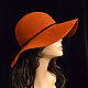 Hat 'Stranger' terracotta. Hats1. Novozhilova Hats. Online shopping on My Livemaster.  Фото №2