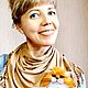 Лисица брошь ручной работы из искусственного меха. Брошь-булавка. Елисеева Татьяна. Игрушки- талисманы. Броши.. Интернет-магазин Ярмарка Мастеров.  Фото №2