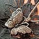 Large 'Butterfly' pendant Black and Light Marcasites. Pendant. Rimliana - the breath of the nature (Rimliana). My Livemaster. Фото №5