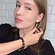 Комплект из золотого обсидиана. Комплекты украшений. Гемма украшения. Интернет-магазин Ярмарка Мастеров.  Фото №2
