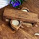Шкатулка для обручальных колец. Шкатулки для колец. Workroom Wood (Роман). Интернет-магазин Ярмарка Мастеров.  Фото №2