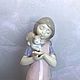 Статуэтка Nao by Lladro 1545 Обнимая Китти. Статуэтки. Farfor Lady. Интернет-магазин Ярмарка Мастеров.  Фото №2