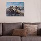 Mountain landscape 'Alps' oil painting 40h50 cm. Pictures. Kind paintings by Irina Belozerova. My Livemaster. Фото №6