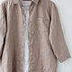 Order 100% linen designer shirt. etnoart. Livemaster. . Shirts Фото №3