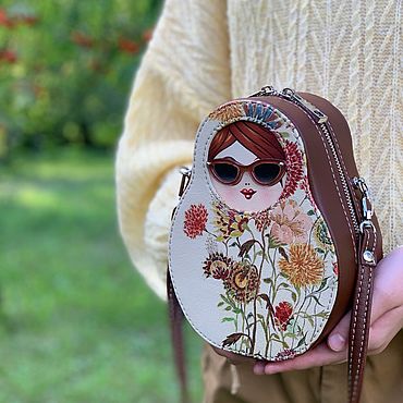 Сумки ручной работы. Ярмарка Мастеров - ручная работа Сумка-матрёшка. Handmade.