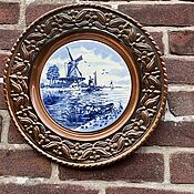 Винтаж handmade. Livemaster - original item Panel plate 