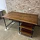 Компьютерный стол из водопроводных труб в стиле Loft. Столы. Furniture_inins мебель из водопроводных труб Спб. Интернет-магазин Ярмарка Мастеров.  Фото №2