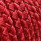 Шелковый Плетёный шнур 3 мм, Красный, красная нить. Шнуры. Jew-Tex. Интернет-магазин Ярмарка Мастеров.  Фото №2