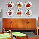 Decorative plates on the wall of Beauty as a gift for March 8 set No. №3, Gifts for March 8, Moscow,  Фото №1