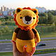 knitted toy. Leo, Stuffed Toys, St. Petersburg,  Фото №1