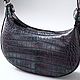 Сумка-багет из натуральной кожи крокодила IMA0866AS4. Классическая сумка. CrocShop товары из экзотической кожи. Ярмарка Мастеров.  Фото №12
