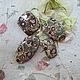 Крокодиловая яшма кабошоны. Кабошоны. Gems for Art (Indianstones). Ярмарка Мастеров.  Фото №6
