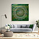 Mandala 'Force of nature' on canvas 50h50h2 cm Handmade. Esoteric Mandala. OmMandalaOm. My Livemaster. Фото №6