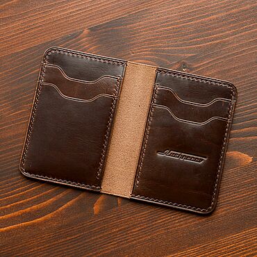 Сумки ручной работы. Ярмарка Мастеров - ручная работа Картхолдер из кожи Horween Brown / Кошелек из натуральной кожи. Handmade.