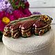 Винтаж:  Винтажная шкатулка Monet дубовый листочек. Шкатулки винтажные. Vintage.trinket. Интернет-магазин Ярмарка Мастеров.  Фото №2