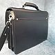 Классический портфель "Business style". Портфель. ALEX FLAIR • leather goods. Ярмарка Мастеров.  Фото №6