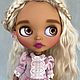 Кукла Блайз Blythe кастом 30 см, dark skin с натуральными волосами. Кукла Кастом. Ольга (sodollsblythe). Ярмарка Мастеров.  Фото №9
