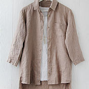 Tunic of linen with a pattern of 