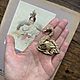 Заказать Винтаж: Винтажная брошь в виде лебедя, 1960е годы. BERËZA ANTIQUES. Ярмарка Мастеров. . Броши винтажные Фото №3