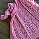 cardigans: Women's knitted oversize cardigan in pink to order. Cardigans. Kardigan sviter - женский вязаный свитер кардиган оверсайз. My Livemaster. Фото №5
