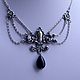 Necklace 'Priscilla' Black onyx. Necklace. Shard Noir - handmade jewelry. My Livemaster. Фото №4