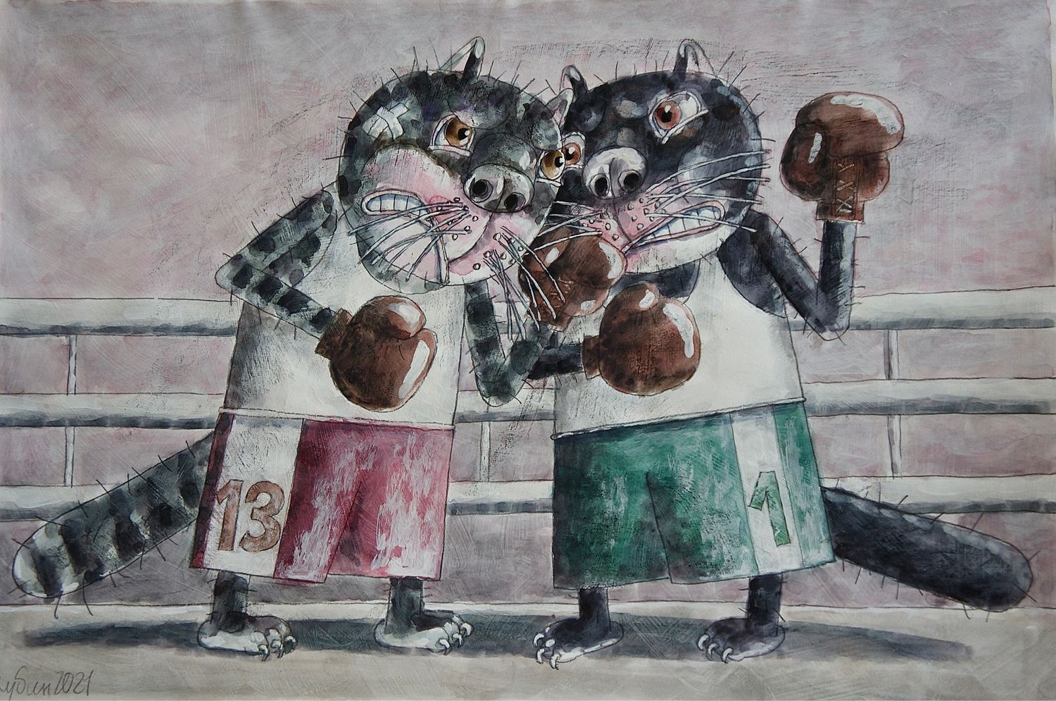 Кот боксер картинки