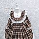 Платье " Zhaklin ". Платье. Little___dress. Интернет-магазин Ярмарка Мастеров.  Фото №2