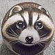 Raccoon musical souvenir toy roly-poly musical ball. Toys. Original painted Souvenirs and gift. My Livemaster. Фото №6