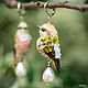 Rosalyn Birds Earrings'. Earrings. Coffeelena. My Livemaster. Фото №5