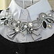 Order Soutache Necklace Silver Necklace with ribbons. VeninnaS. Livemaster. . Necklace Фото №3