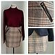 Заказать Винтаж: Мини-юбка шотландка. Tommy Hilfiger. Vintagevibes. Ярмарка Мастеров. . Юбки винтажные Фото №3