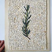 Для дома и интерьера handmade. Livemaster - original item Rosemary. Botanical mosaic. Handmade.