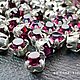 Amethyst/silver,  Шатоны ss12 (3мм), Preciosa , 10 шт, Кристаллы, Москва,  Фото №1