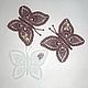 Set of butterflies decoration. Swipe. Lace knitting workshop. Lidiya.. My Livemaster. Фото №6