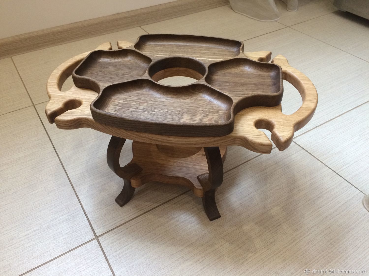 винный столик из дерева чертеж с размерами