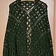 Order Dark green shawl. handwerkhof. Livemaster. . Shawls Фото №3