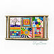 Wooden tray-table with hand-painted ' stained glass Windows'. Trays. kraSochno! (Olga). My Livemaster. Фото №4