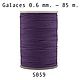 Нить для кожи круглая вощеная, полистер Galaces 059 толщина 0.6 mm, Нитки, Белгород,  Фото №1