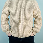 Мужская одежда handmade. Livemaster - original item Copy of Sweater 100% wool. Handmade.