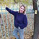 Заказать Джемпер Фиолетовое небо. Нужные вещи от Ольги (Olgaolga26). Ярмарка Мастеров. . Джемперы Фото №3