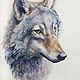 "WOLF". Картины. Художник Ксения Погуляй. Интернет-магазин Ярмарка Мастеров.  Фото №2