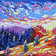 Picture sunset ' Flashes of light'. oil on canvas. Pictures. Lifia Art. Online shopping on My Livemaster.  Фото №2