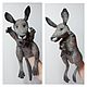 Kangaroo hand toy, puppet for puppet theater. Puppet show. AnzhWoolToy (AnzhelikaK). Online shopping on My Livemaster.  Фото №2