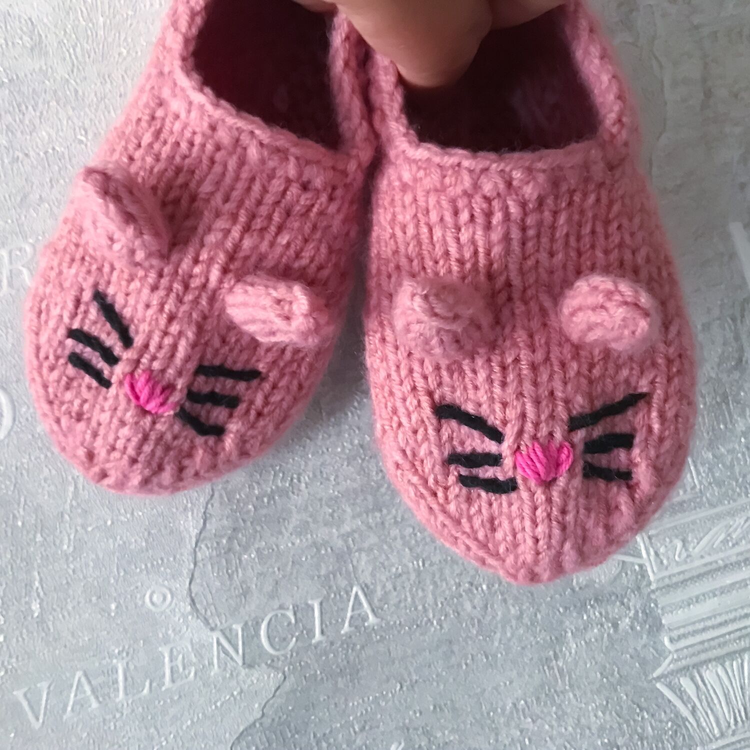 Детские следки спицами