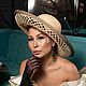 Широкополая шляпа. Шляпы. Lagutina Millinery. Интернет-магазин Ярмарка Мастеров.  Фото №2