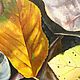 Oil painting Autumn leaves. Pictures. Painting by Margarita Drevs. My Livemaster. Фото №6