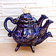 Teapot with three spouts 'Alice'. Teapots & Kettles. Mila. My Livemaster. Фото №4