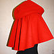 A beautiful cape with a hood for Little Red Riding Hood. Boleros. Gleamnight bespoke atelier. My Livemaster. Фото №6