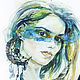 watercolor Portrait by the author. Pictures. Belasla. My Livemaster. Фото №4