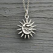 Украшения handmade. Livemaster - original item The pendant Moon and the Sun. Handmade.
